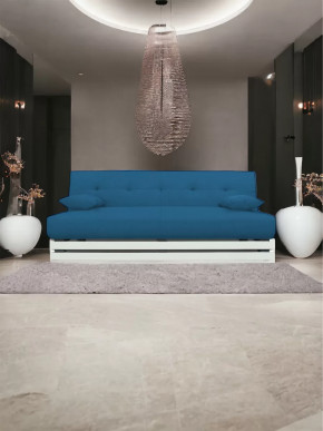 Прямой диван манго 1 Савана Деним/Планки белые в Пыть-Яхе - pyt-yah.mebel-tymen.ru | фото