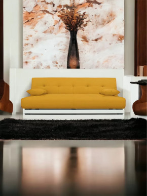 Прямой диван манго 1 Савана Елоу/Планки белые в Пыть-Яхе - pyt-yah.mebel-tymen.ru | фото