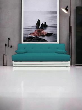 Прямой диван манго 1 Савана Лагун/Планки белые в Пыть-Яхе - pyt-yah.mebel-tymen.ru | фото