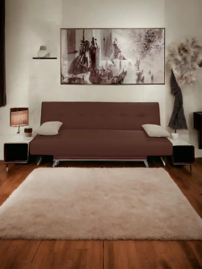 Прямой диван манго 2 Нео Шоколад/Подушки Нео Латте в Пыть-Яхе - pyt-yah.mebel-tymen.ru | фото