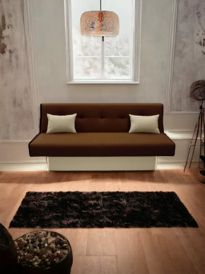 Прямой диван манго 4 Нео Шоколад/Подушки Нео Латте в Пыть-Яхе - pyt-yah.mebel-tymen.ru | фото