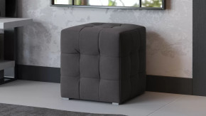 Пуф Тип 1 Велюр Графит в Пыть-Яхе - pyt-yah.mebel-tymen.ru | фото