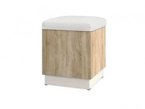 Пуфик Эдем-1 Секция-18 Дуб сонома/Белый жемчуг в Пыть-Яхе - pyt-yah.mebel-tymen.ru | фото