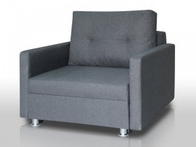 Кресло-кровать Реал 80 с подлокотниками графит в Пыть-Яхе - pyt-yah.mebel-tymen.ru | фото