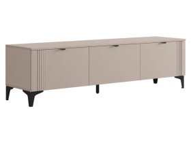 Тумба 2 Рич кашемир/фрапучино матовый/черный в Пыть-Яхе - pyt-yah.mebel-tymen.ru | фото