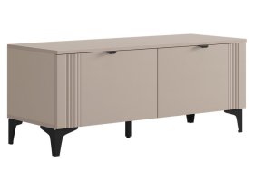 Тумба Рич кашемир/фрапучино матовый/черный в Пыть-Яхе - pyt-yah.mebel-tymen.ru | фото