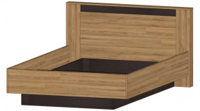 Серия Бостон Кровать 1400 дуб вотан/венге в Пыть-Яхе - pyt-yah.mebel-tymen.ru | фото