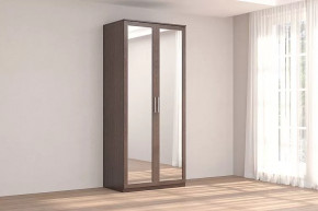 Шкаф 2-х дверный с зеркалом Кэт-4 Венге Диал в Пыть-Яхе - pyt-yah.mebel-tymen.ru | фото