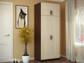 Шкаф 2-х створчатый с перегородкой венге/лоредо БТС в Пыть-Яхе - pyt-yah.mebel-tymen.ru | фото