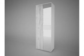 Шкаф 2-х створчатый "Сорренто" с ЛДСП створкой и зеркалом в Пыть-Яхе - pyt-yah.mebel-tymen.ru | фото