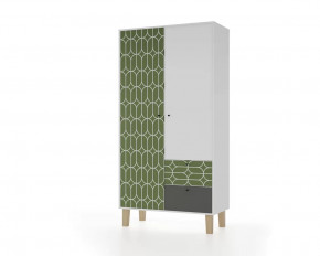 Шкаф 2-х створчатый "Story" (Овалы) в Пыть-Яхе - pyt-yah.mebel-tymen.ru | фото