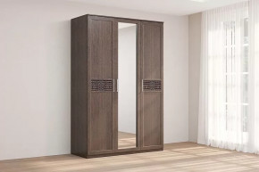 Шкаф 3-х створчатый с зеркалом Кэт-4 Венге Диал в Пыть-Яхе - pyt-yah.mebel-tymen.ru | фото