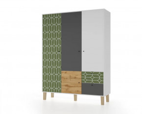 Шкаф 3-х створчатый "Story" (Овалы) в Пыть-Яхе - pyt-yah.mebel-tymen.ru | фото