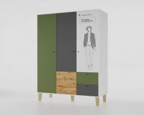 Шкаф 3-х створчатый "Story" (Пушкин) в Пыть-Яхе - pyt-yah.mebel-tymen.ru | фото