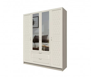 Шкаф четырехдверный с зеркалом "Париж" № 1 в Пыть-Яхе - pyt-yah.mebel-tymen.ru | фото