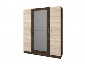 Шкаф четырехстворчатый Леси Кантербери-Сономо в Пыть-Яхе - pyt-yah.mebel-tymen.ru | фото