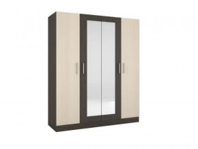 Шкаф четырехстворчатый Леси Венге-Дуб в Пыть-Яхе - pyt-yah.mebel-tymen.ru | фото