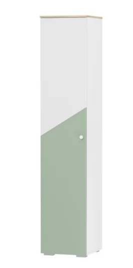 Шкаф для белья Банни НМ 041.43 Меренга/Макарун в Пыть-Яхе - pyt-yah.mebel-tymen.ru | фото