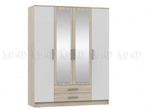 Шкаф для одежды 4-дверный Мартина ЛДСП в Пыть-Яхе - pyt-yah.mebel-tymen.ru | фото