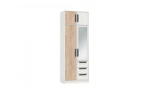 Шкаф для одежды 83.09 Вегас (2-х дв.) с зеркалом (ЛДСП Белый) в Пыть-Яхе - pyt-yah.mebel-tymen.ru | фото