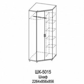 Шкаф для одежды и белья ШК-5015 Грейс в Пыть-Яхе - pyt-yah.mebel-tymen.ru | фото