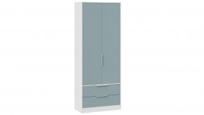 Шкаф для одежды «Марли» Белый, Серо-голубой в Пыть-Яхе - pyt-yah.mebel-tymen.ru | фото