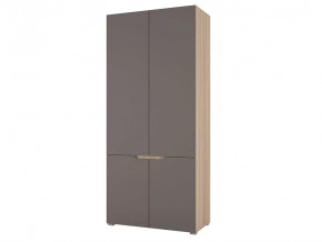 Шкаф двухстворчатый Анталия Сонома-Графит софт в Пыть-Яхе - pyt-yah.mebel-tymen.ru | фото