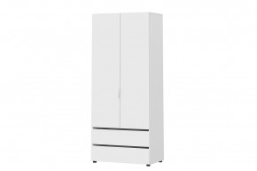 Шкаф двухстворчатый с двумя ящиками Токио в Пыть-Яхе - pyt-yah.mebel-tymen.ru | фото