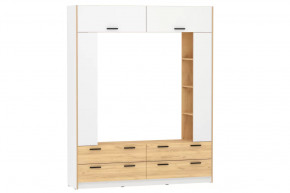 Шкаф комбинированный Оттавия НМ 014.65 Белый в Пыть-Яхе - pyt-yah.mebel-tymen.ru | фото