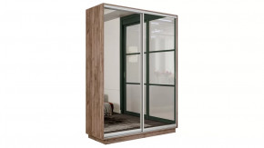 Шкаф-купе 2-х дверный «Румер-2» Дуб Крафт Табачный, Зеркало в Пыть-Яхе - pyt-yah.mebel-tymen.ru | фото