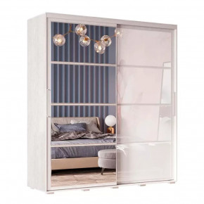 Шкаф-купе Крафт-6 Ясень белый в Пыть-Яхе - pyt-yah.mebel-tymen.ru | фото