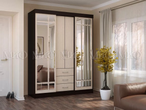 Шкаф-купе Маэстро Миф Дуб беленый-венге в Пыть-Яхе - pyt-yah.mebel-tymen.ru | фото