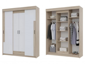 Шкаф купе Victor Сонома-Белый в Пыть-Яхе - pyt-yah.mebel-tymen.ru | фото