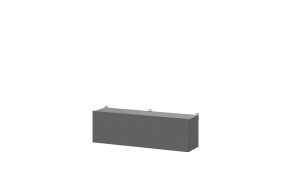 Шкаф навесной графит серый Денвер в Пыть-Яхе - pyt-yah.mebel-tymen.ru | фото