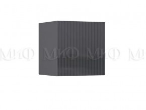 Шкаф навесной малый Оливия Графит Софт в Пыть-Яхе - pyt-yah.mebel-tymen.ru | фото