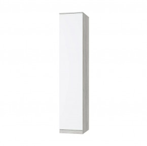 Шкаф-пенал Лори, 452 мм, дуб серый/белый в Пыть-Яхе - pyt-yah.mebel-tymen.ru | фото