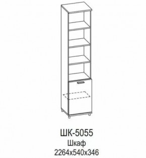 Шкаф ШК-5055 Грейс в Пыть-Яхе - pyt-yah.mebel-tymen.ru | фото
