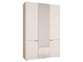 Шкаф трехстворчатый Анталия Сонома -Белый софт в Пыть-Яхе - pyt-yah.mebel-tymen.ru | фото