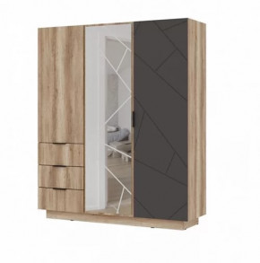 Шкаф трехстворчатый ШК-01 Даллас в Пыть-Яхе - pyt-yah.mebel-tymen.ru | фото