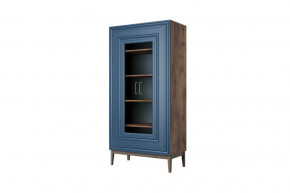 Шкаф витрина ШР-2 Гориция Таксус / Лак Сапфировый в Пыть-Яхе - pyt-yah.mebel-tymen.ru | фото