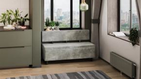 Скамья прямая «Брайтон» (1300 мм) Венге Цаво, Wellmart Silver в Пыть-Яхе - pyt-yah.mebel-tymen.ru | фото