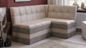 Скамья угловая «Оскар» исп. 2 Микровелюр Wellmart Dark Beige, Latte в Пыть-Яхе - pyt-yah.mebel-tymen.ru | фото