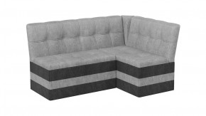 Скамья угловая «Оскар» исп. 2 Микровелюр Wellmart Silver, Graphite в Пыть-Яхе - pyt-yah.mebel-tymen.ru | фото