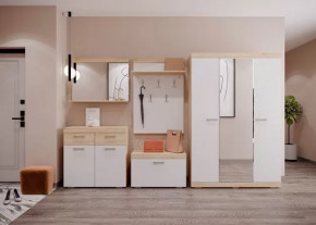 СОНАТА  ПРИХОЖАЯ №ДСБГ-1, ЛДСП дуб сонома/ЛДСП белый глянец в Пыть-Яхе - pyt-yah.mebel-tymen.ru | фото