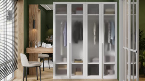 Спальный гарнитур «Порто» №4 Яблоня Беллуно, Белый в Пыть-Яхе - pyt-yah.mebel-tymen.ru | фото