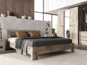 Спальный гарнитур Ривьера Дуб Юкон, Бетон темный в Пыть-Яхе - pyt-yah.mebel-tymen.ru | фото