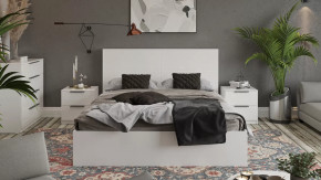 Спальный гарнитур «Тесса» №2 Белый Жемчуг, Белый глянец в Пыть-Яхе - pyt-yah.mebel-tymen.ru | фото