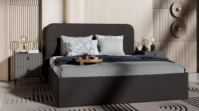 Спальный гарнитур «Тиффани» стандартный Базальт, Грей софт, Велюр Графит в Пыть-Яхе - pyt-yah.mebel-tymen.ru | фото