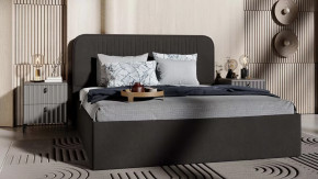 Спальный гарнитур «Тиффани» стандартный Серый графит, Графит матовый, Велюр Графит в Пыть-Яхе - pyt-yah.mebel-tymen.ru | фото