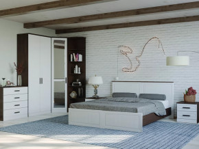 Спальный гарнитур Венеция-1 Венге/Белое дерево в Пыть-Яхе - pyt-yah.mebel-tymen.ru | фото